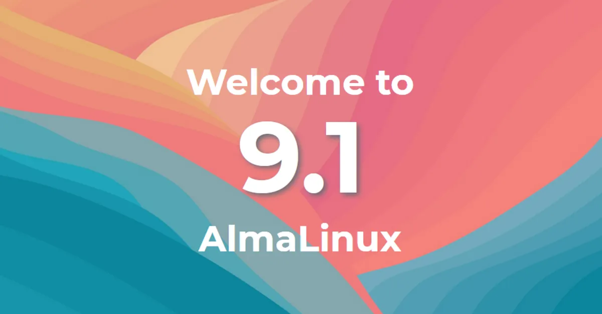 AlmaLinux 9.1 elérhető blog OG kép