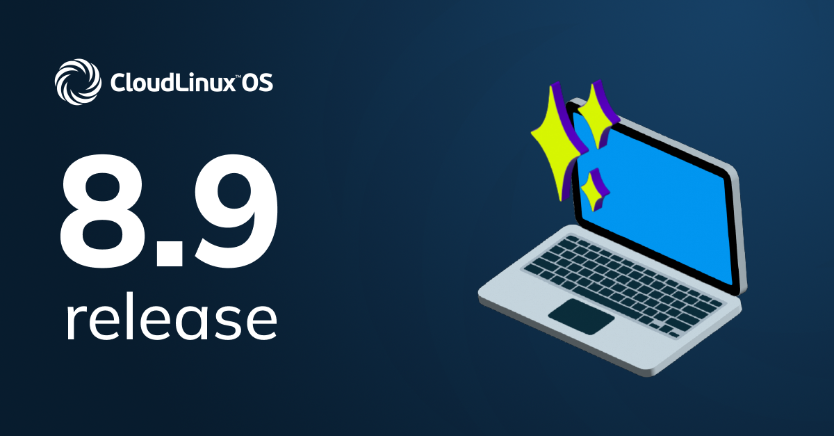 Megjelent a CloudLinux OS 8.9 blog OG kép