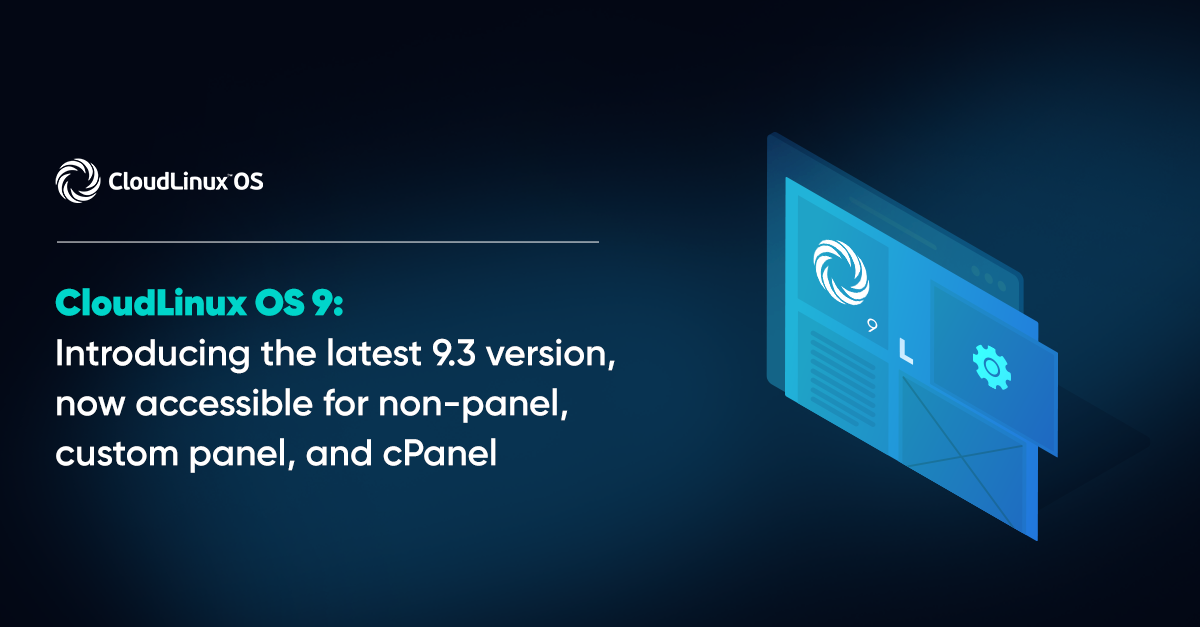 Megjelent a CloudLinux OS 9.3 blog OG kép