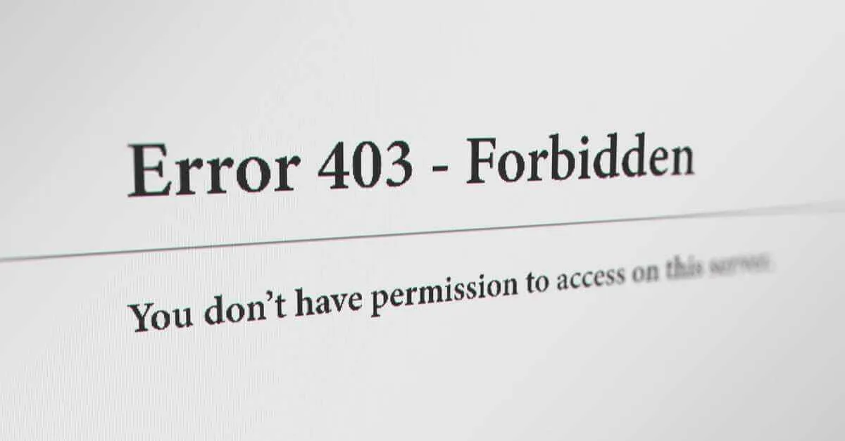Mi az a 403 Forbidden hiba és hogyan javítható? blog OG kép