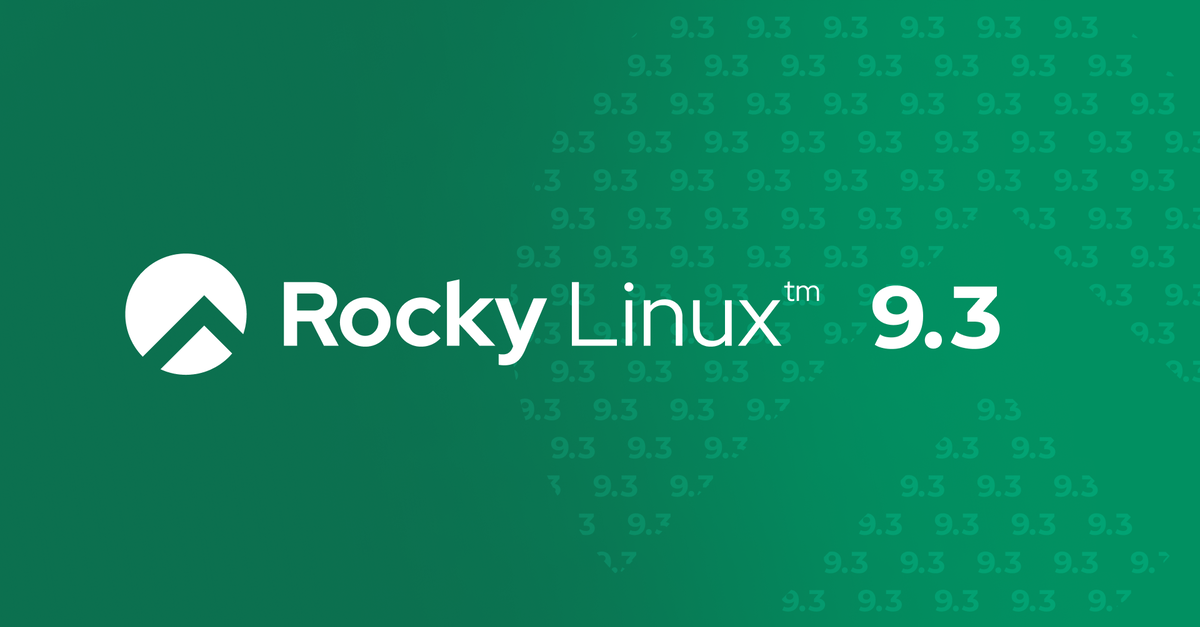 Megjelent a Rocky Linux 9.3 blog OG kép